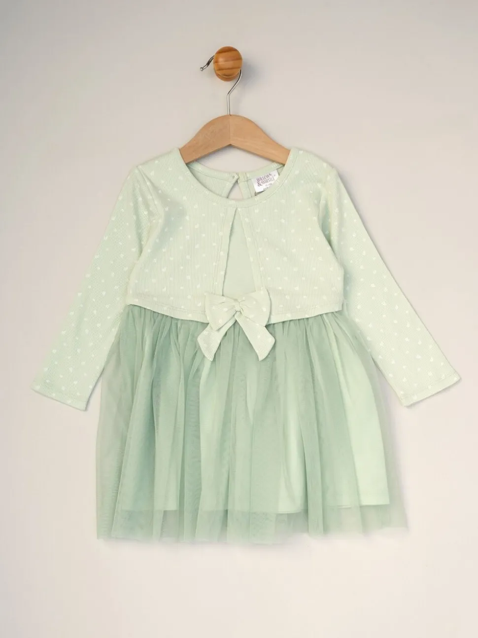 Miss Mock Cardigan Dress For Baby