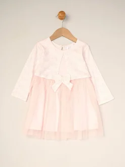 Miss Mock Cardigan Dress For Baby