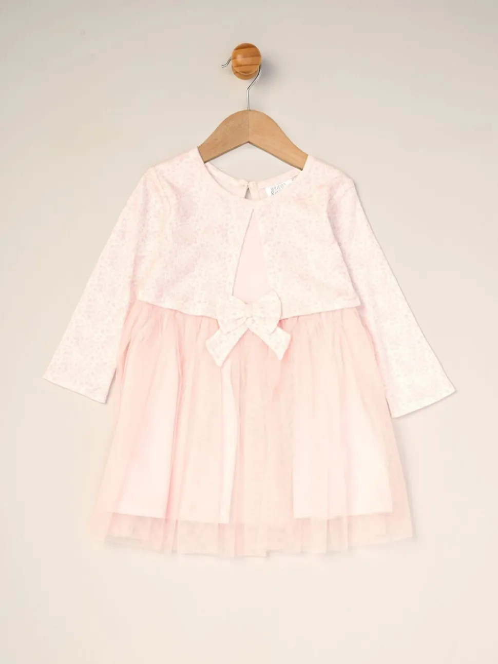 Miss Mock Cardigan Dress For Baby