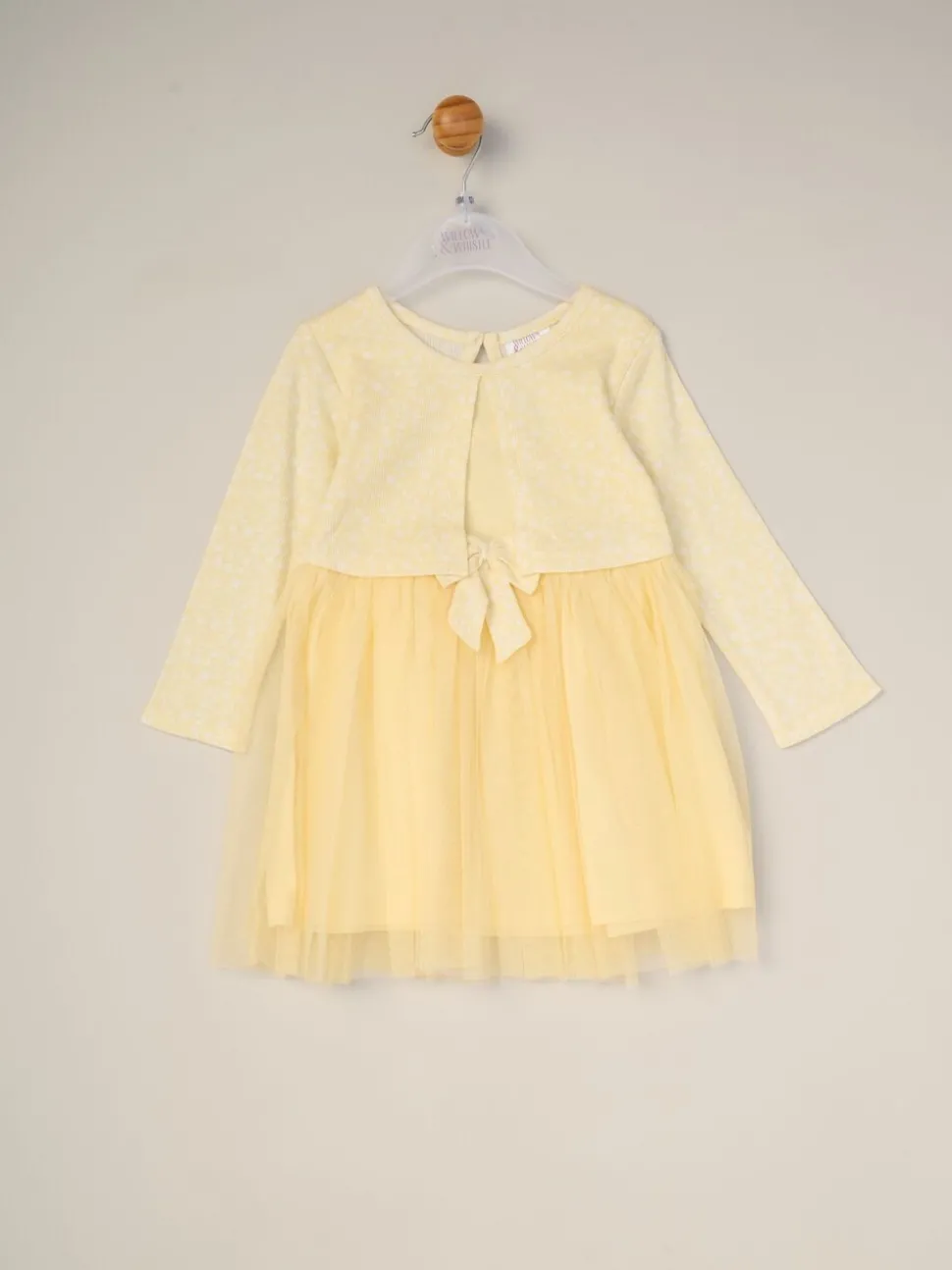 Miss Mock Cardigan Dress For Baby