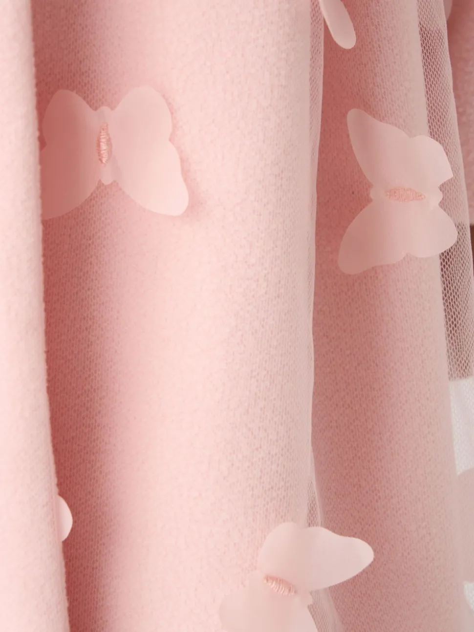 Miss Pink Jacket and Tulle Appliqué Butterfly Dress Set
