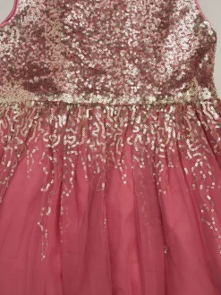 Miss Waterfall Sequin Dress and Faux Fur Bolero Set