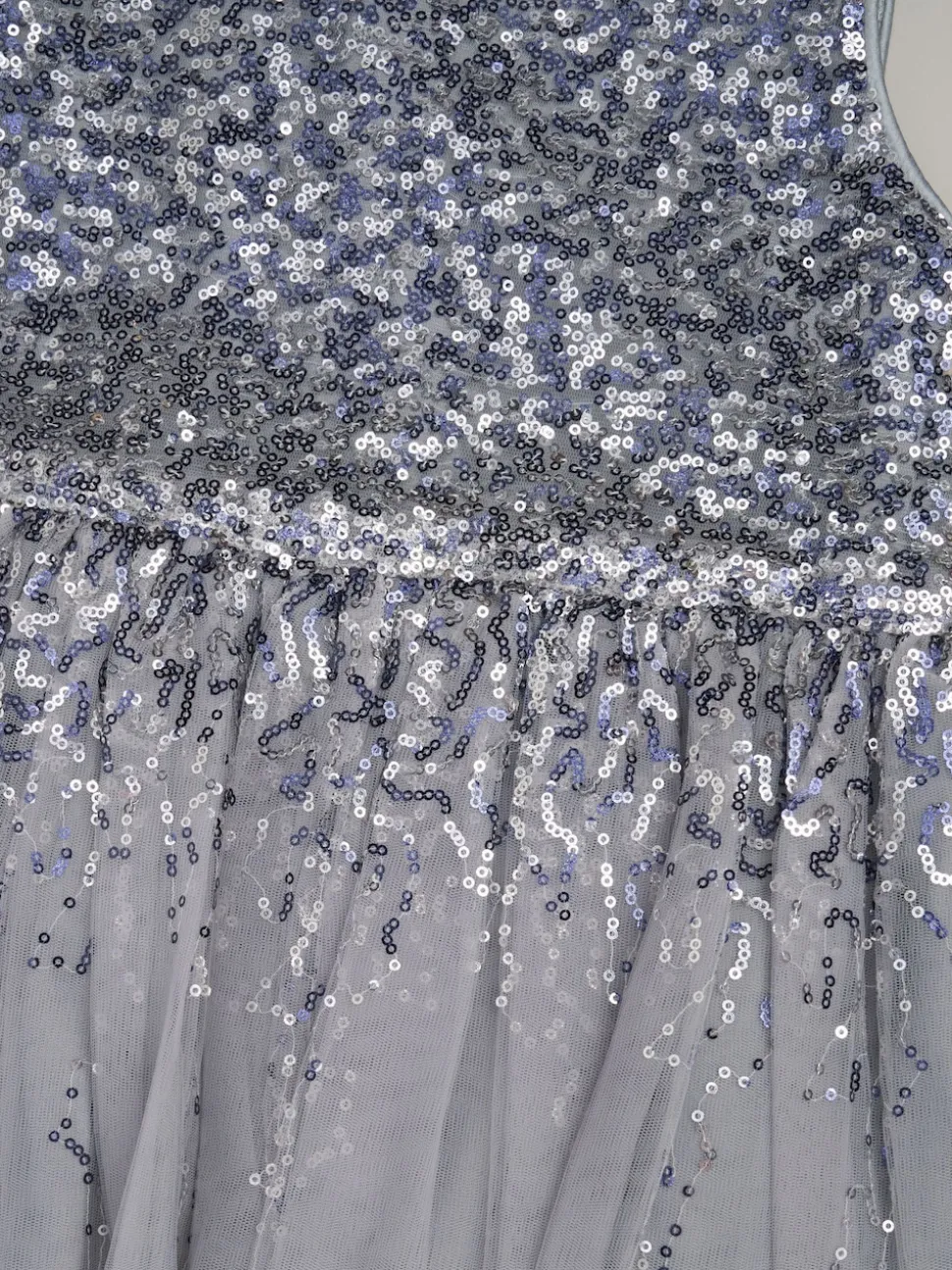 Miss Waterfall Sequin Dress and Faux Fur Bolero Set
