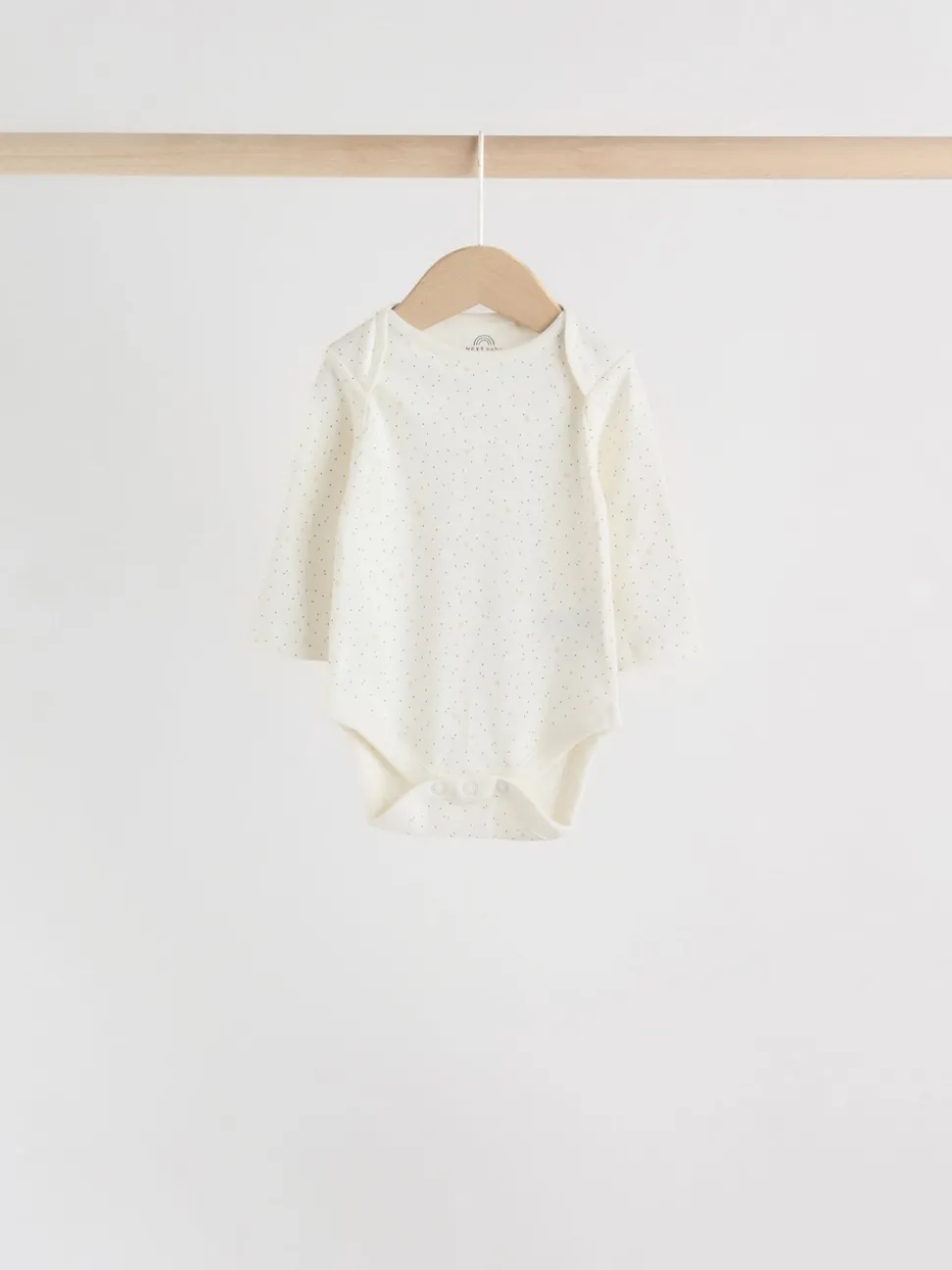 Monochrome Long Sleeve Baby Bodysuits 5 Pack