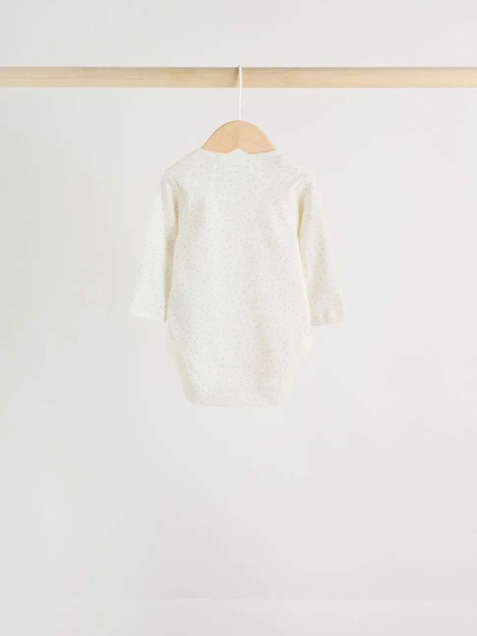 Monochrome Long Sleeve Baby Bodysuits 5 Pack