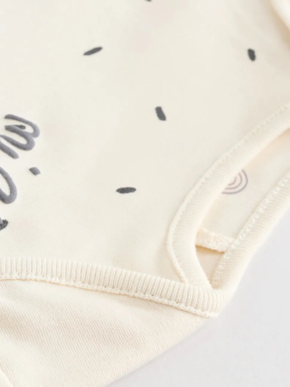 Monochrome Baby Long Sleeve Bodysuits 5 Pack