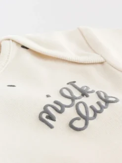Monochrome Baby Long Sleeve Bodysuits 5 Pack