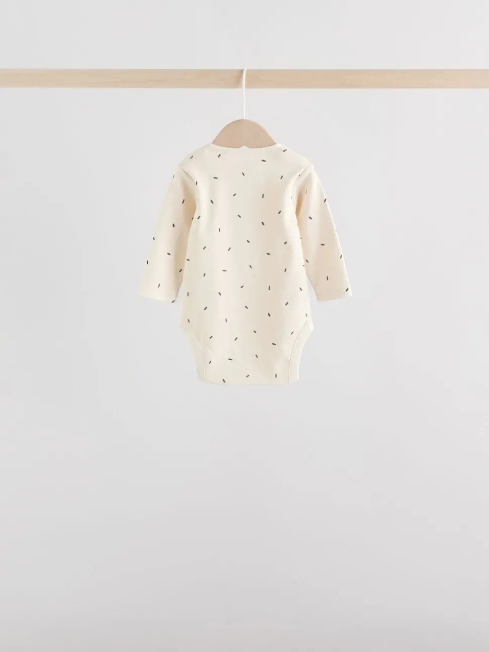 Monochrome Baby Long Sleeve Bodysuits 5 Pack