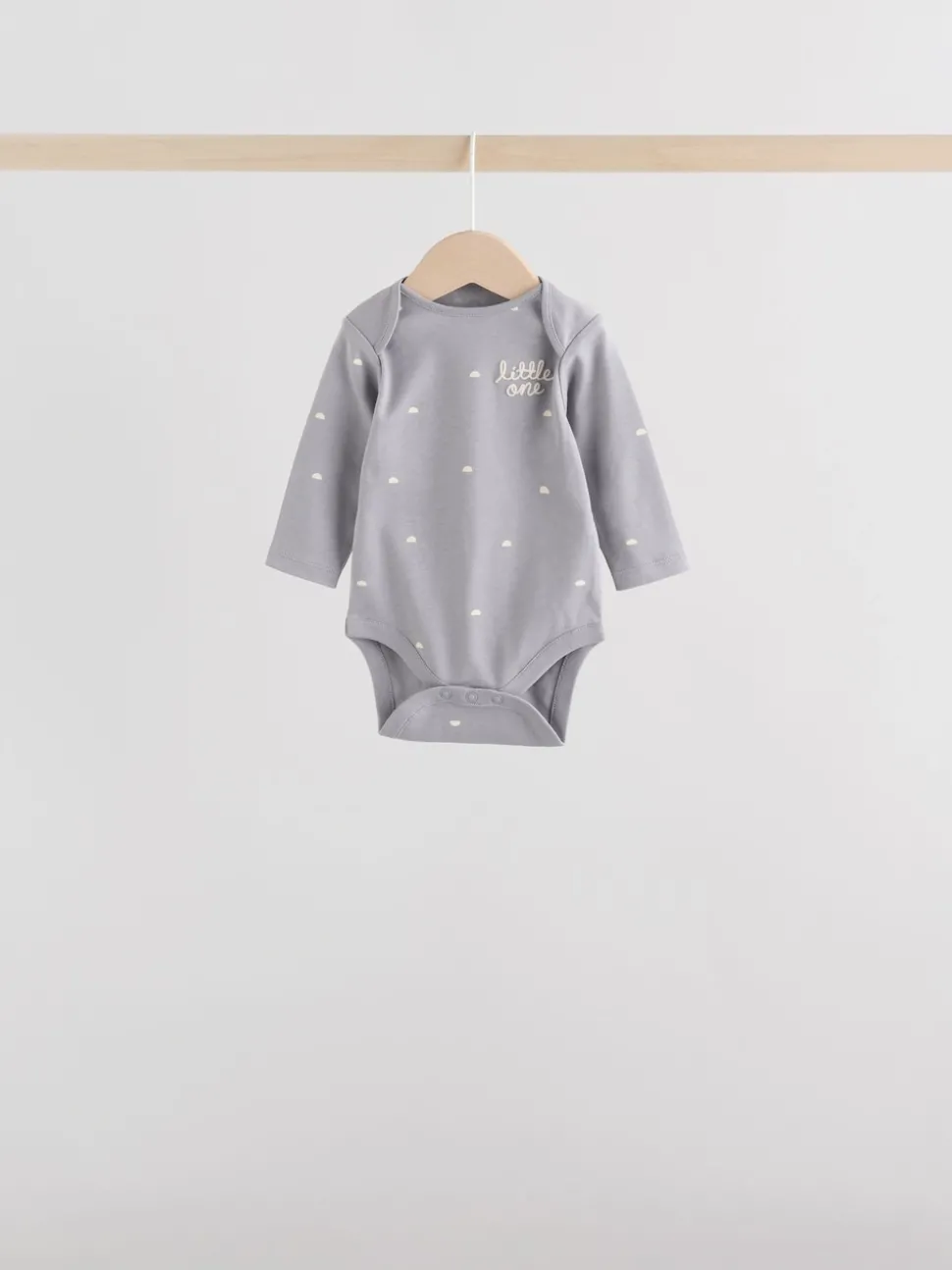 Monochrome Baby Long Sleeve Bodysuits 5 Pack