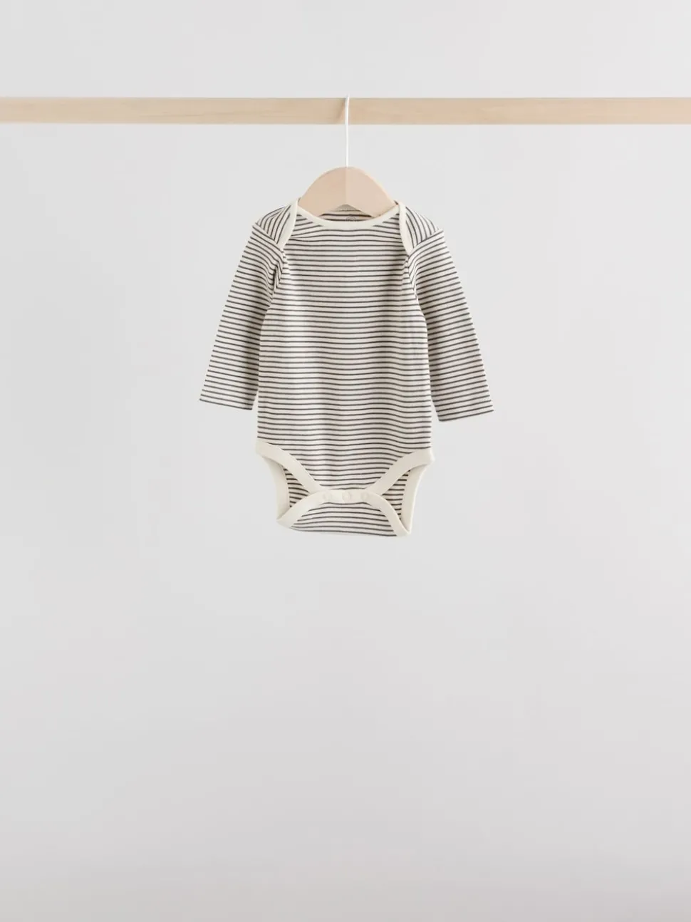 Monochrome Baby Long Sleeve Bodysuits 5 Pack