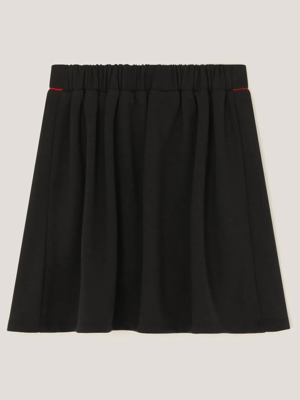 Monsoon Black Bow Pointelle Pleated Skirt