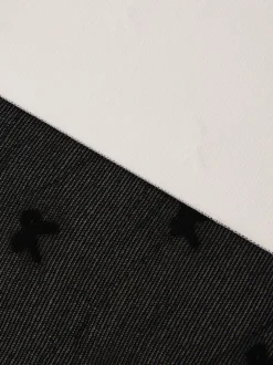 Monsoon Black 2-Pack Sheer Bow Tights