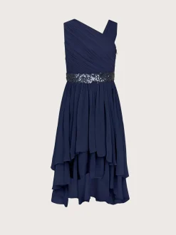 Monsoon Blue Abigail One-Shoulder Prom Dress
