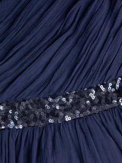 Monsoon Blue Abigail One-Shoulder Prom Dress