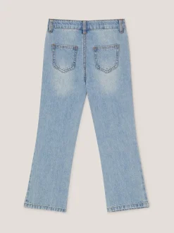 Monsoon Blue Bow Embroidered Jeans