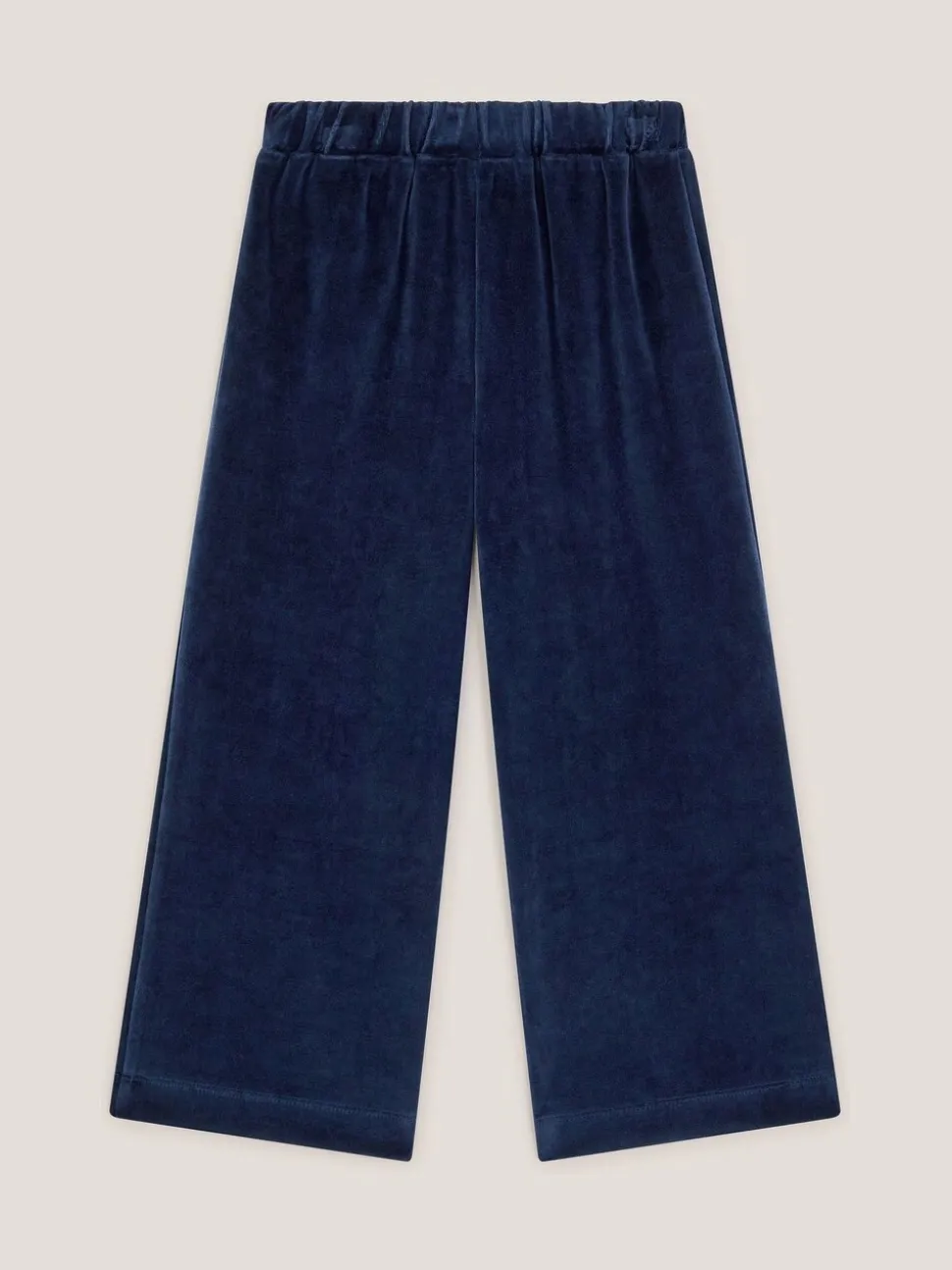 Monsoon Blue Butterfly Embellished Wide Leg Trousers
