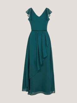 Monsoon Blue Indi Tie Back Prom Dress