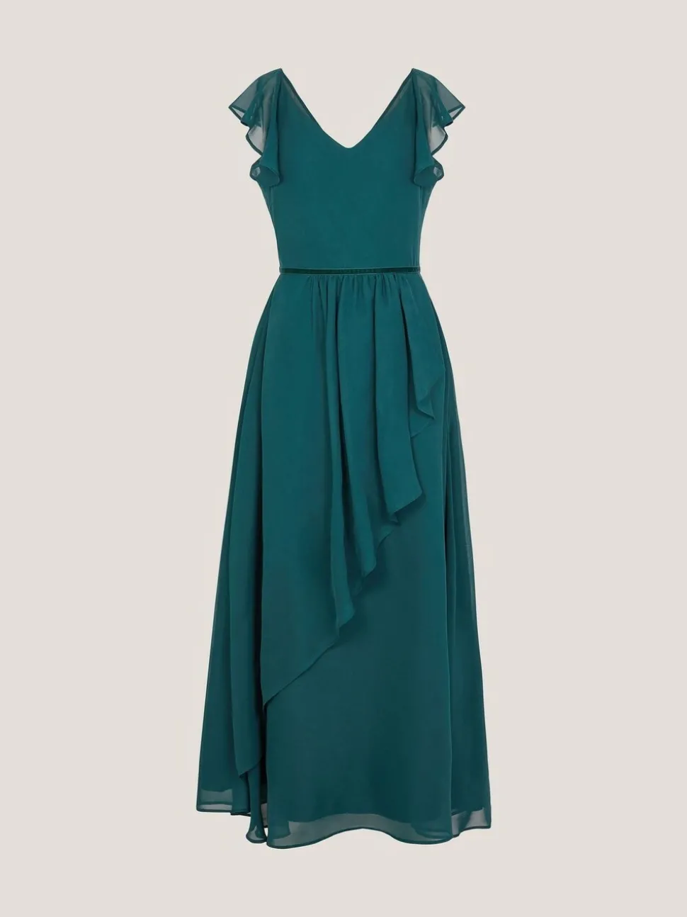 Monsoon Blue Indi Tie Back Prom Dress