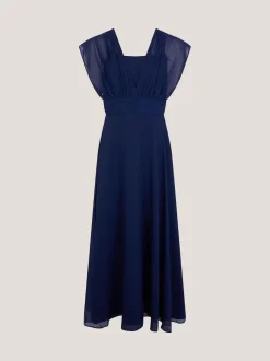 Monsoon Blue Maddison Multiway Chiffon Dress