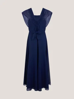 Monsoon Blue Maddison Multiway Chiffon Dress