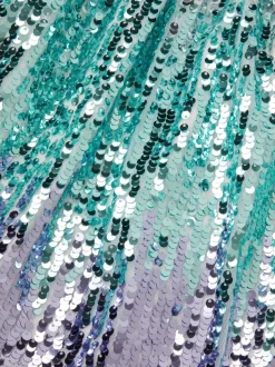 Monsoon Blue Mermaid Sequin Ombré Skirt
