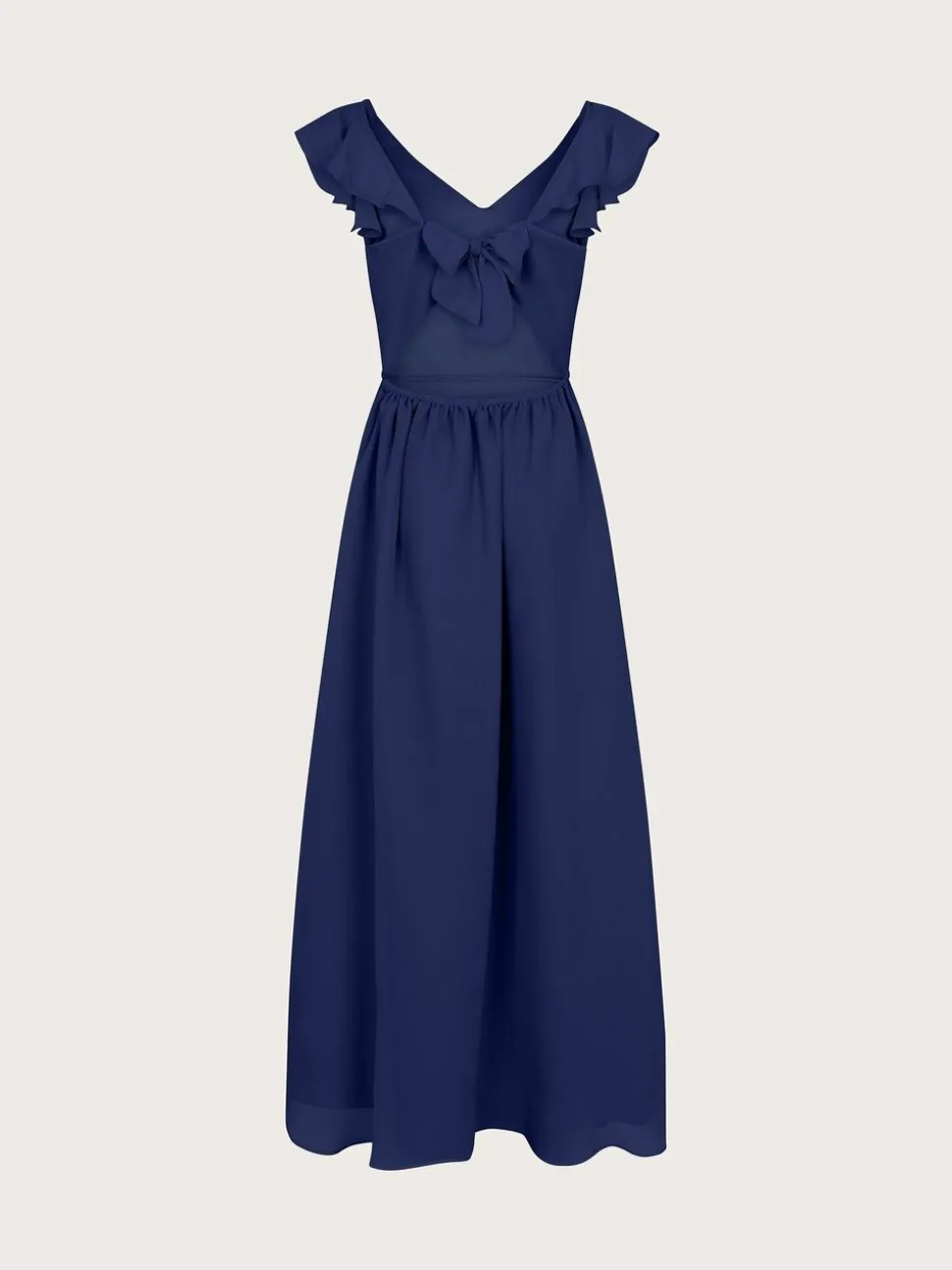 Monsoon Blue Monsoon Indi Tie-Back Prom Dress