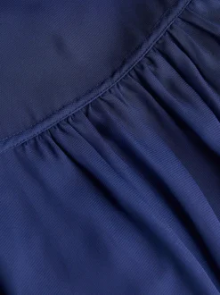 Monsoon Blue Monsoon Indi Tie-Back Prom Dress