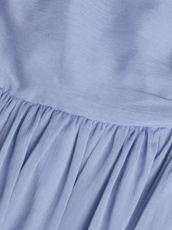 Monsoon Blue Texas One Shoulder Prom Dress