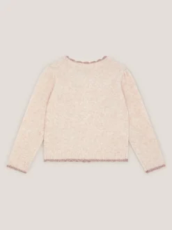 Monsoon Brown Fairy Star Embroidered Cardigan