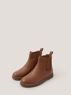 Monsoon Brown Leather Chelsea Boots
