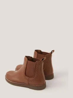 Monsoon Brown Leather Chelsea Boots