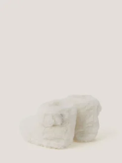 Monsoon Cream Baby Bunny Slipper Boots