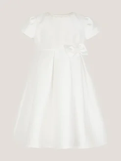 Monsoon Cream Baby Isabella Pearl Embellished Dress