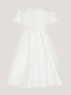 Monsoon Cream Baby Isabella Pearl Embellished Dress