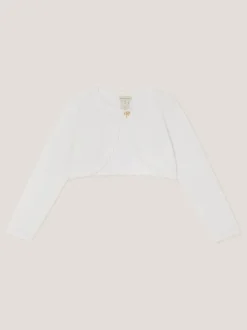 Monsoon Cream Maeve Bow Button Cardigan