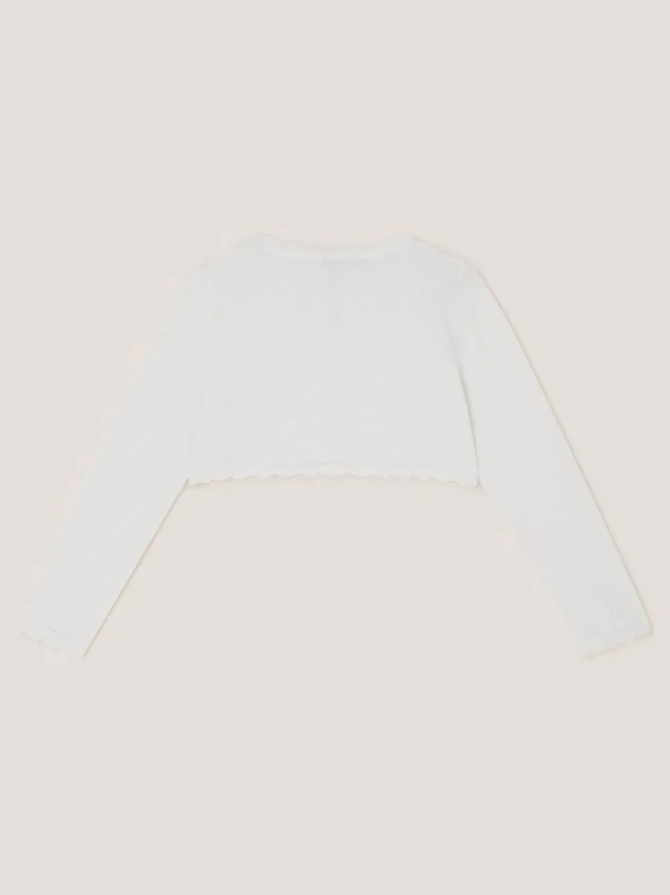 Monsoon Cream Maeve Bow Button Cardigan