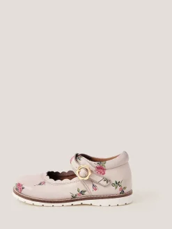 Monsoon Cream Toddler Leather Mary Jane Shoes