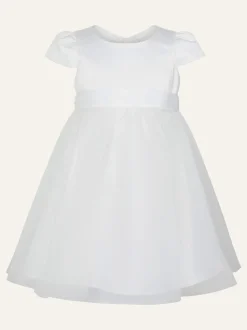 Monsoon Cream Tulle Baby Bridesmaid Dress