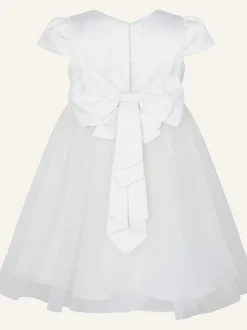 Monsoon Cream Tulle Baby Bridesmaid Dress