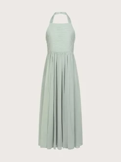 Monsoon Green Ayo Halter Prom Maxi Dress