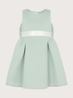 Monsoon Green Baby Molly Scuba Bridesmaid Dress