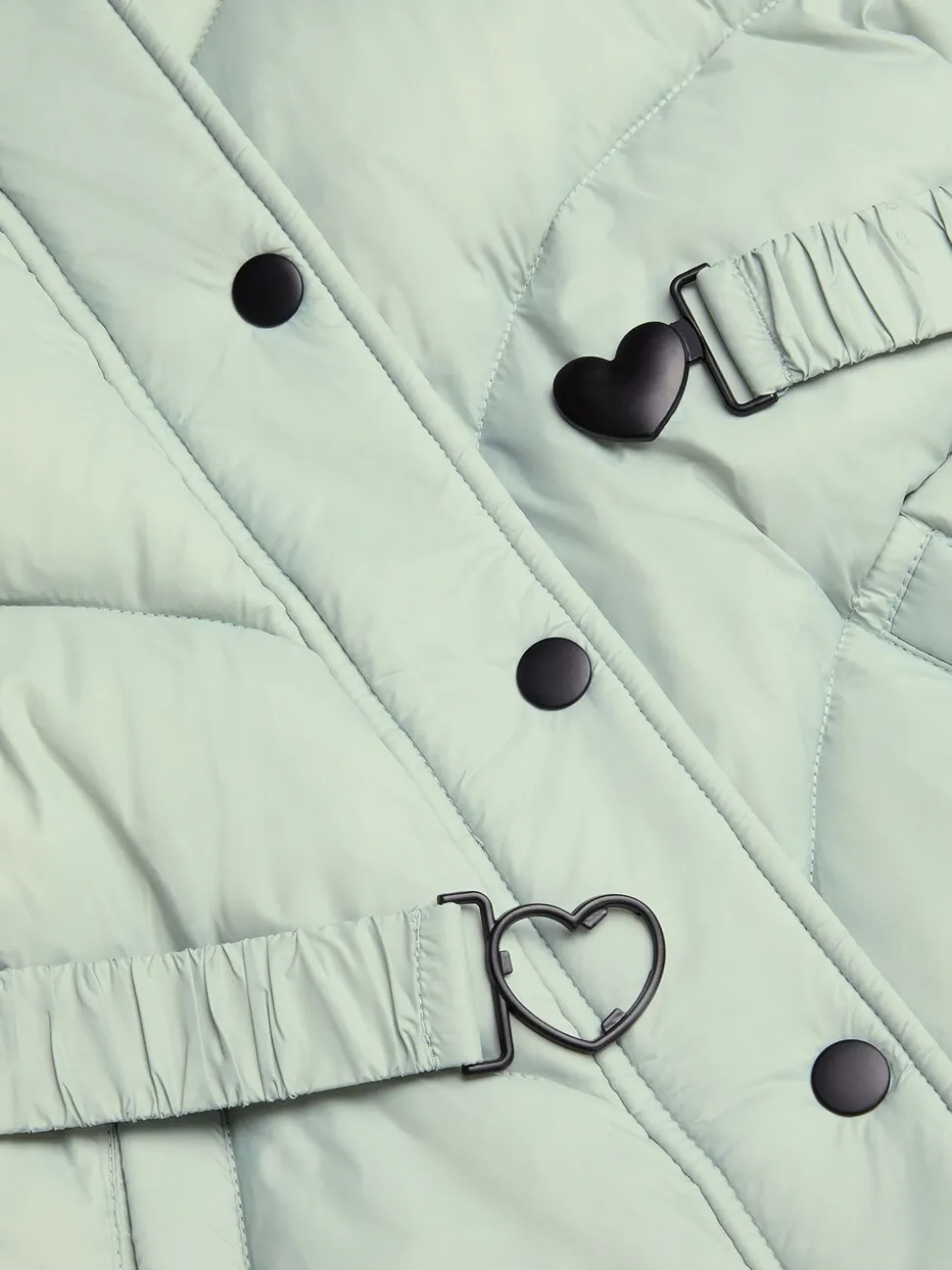 Monsoon Green Belted Puffer Coat