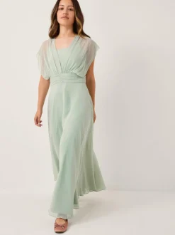 Monsoon Green Maddison Multiway Chiffon Dress