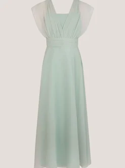 Monsoon Green Maddison Multiway Chiffon Dress