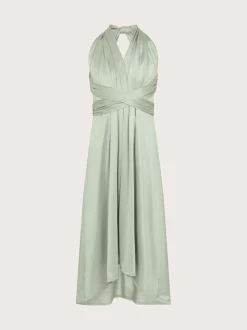 Monsoon Green Monsoon Tia Twist Prom Dress
