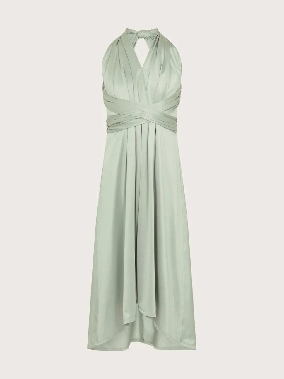 Monsoon Green Monsoon Tia Twist Prom Dress