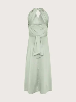 Monsoon Green Monsoon Tia Twist Prom Dress