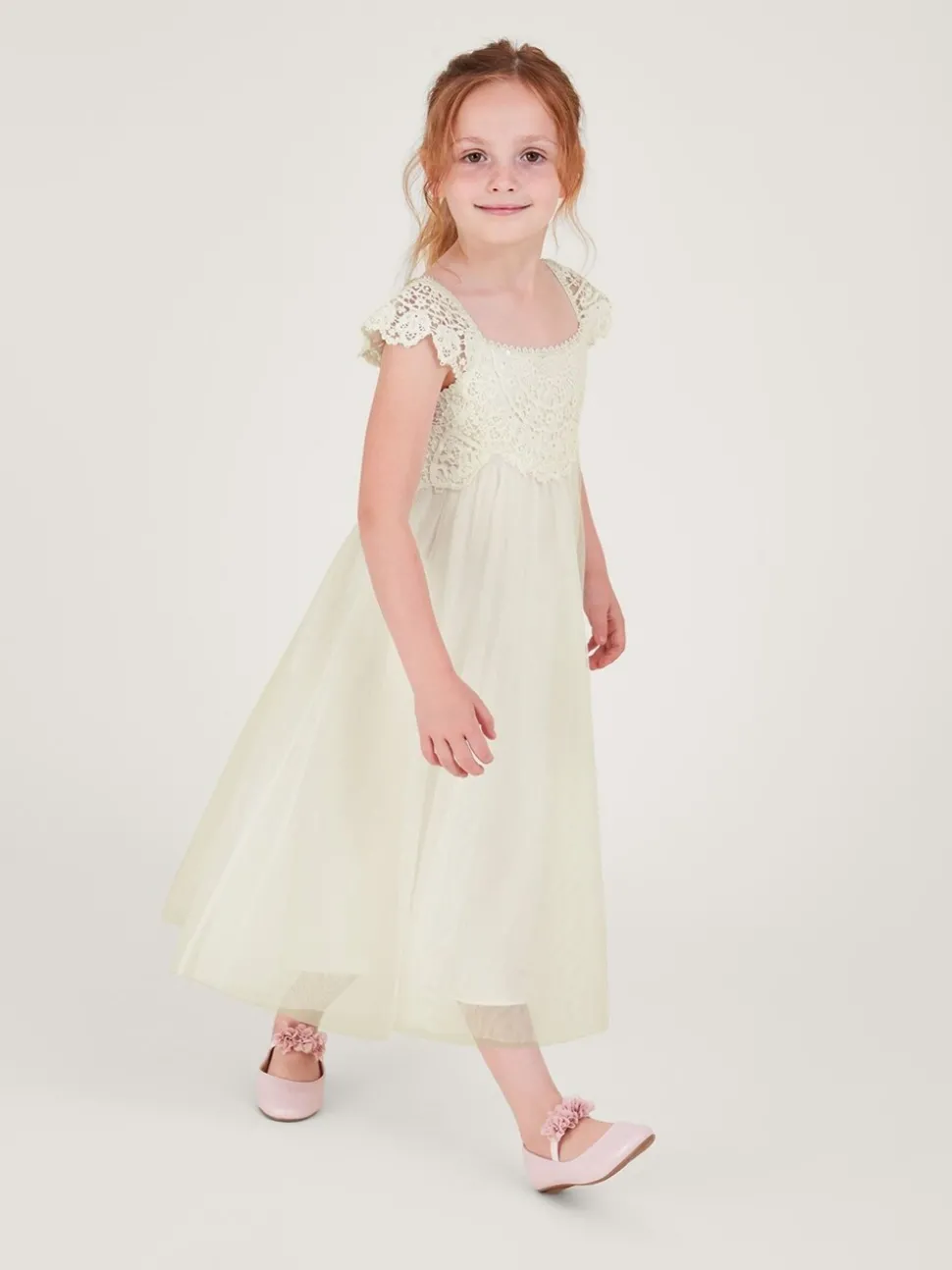 Monsoon Natural Estella Dress