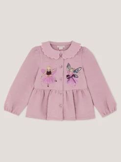 Monsoon Pink Fairy Appliqué Jacket