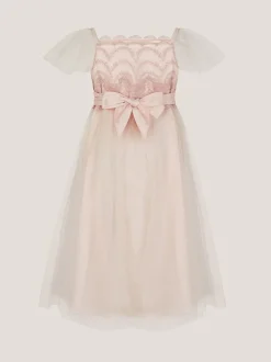 Monsoon Pink Francesca Lace Tulle Party Dress